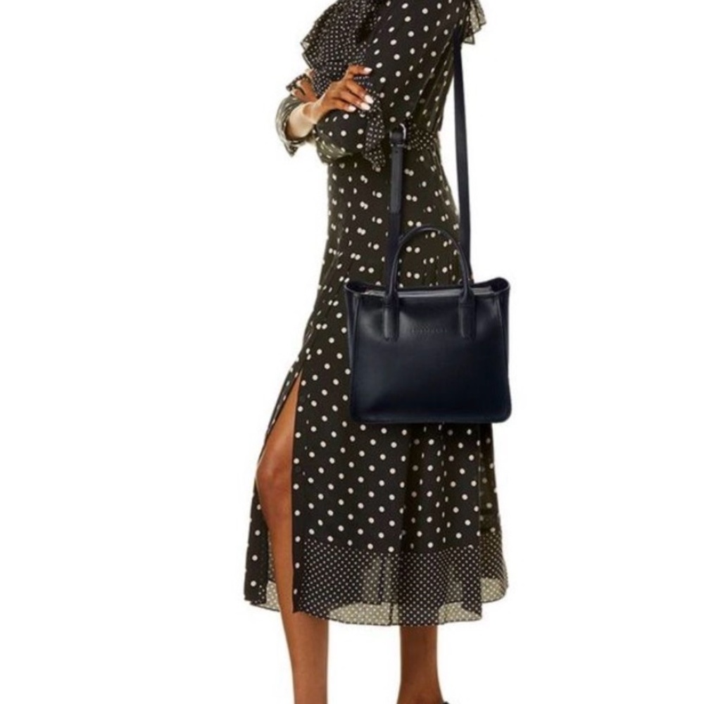 Longchamp Le Foulonne Leather medium tote Bag